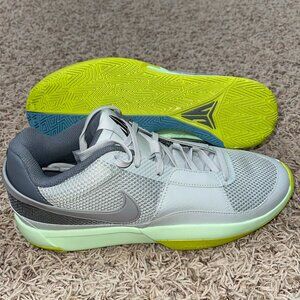Nike Ja 1 Men’s Basketball Shoes Silver Gray FQ4796-003, Size 12 (New)